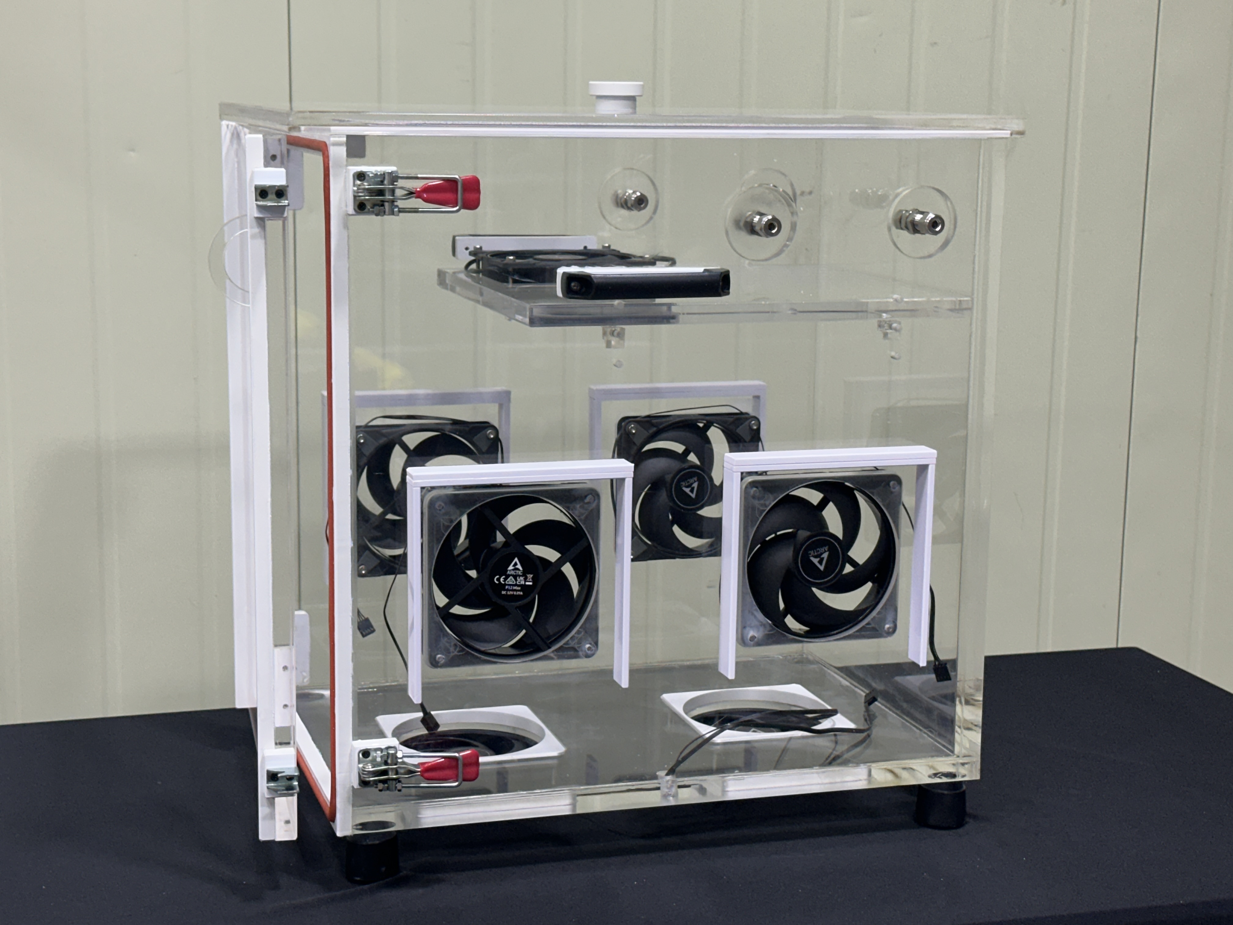 에어플로우 아크릴 실험장비 제작